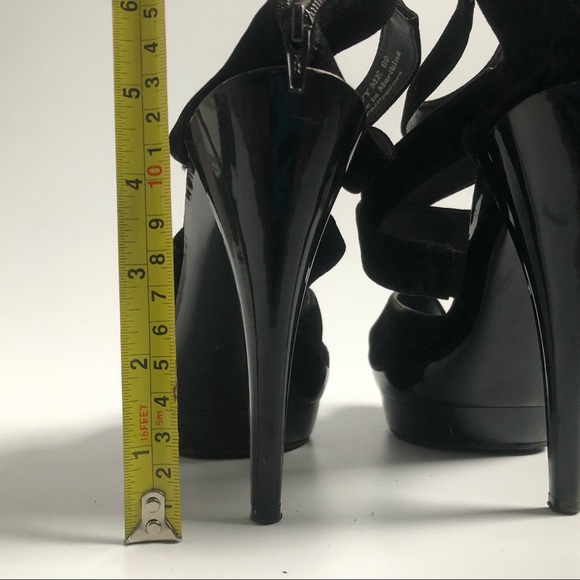 Natasha strapped Sexy High Stiletto Heel Platform Open Toe Sandals - Picture 8 of 9